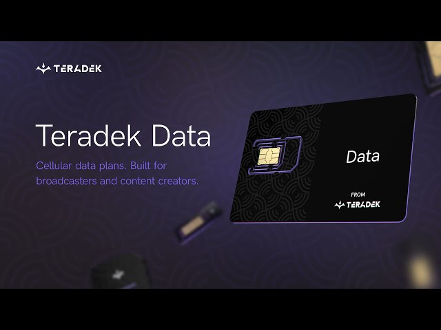 Introducing Teradek Data: The Production-Ready Cellular System