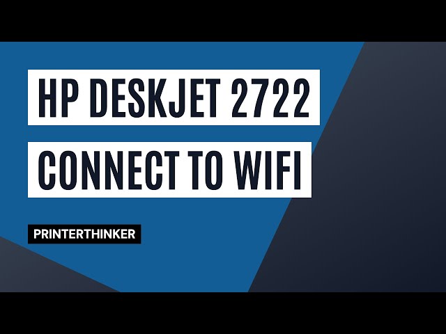 HP Deskjet 2722 Printer Connect to WiFi Using WPS