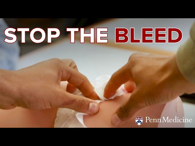 Stop the Bleed: Teaching Life-saving Steps to Stop Blood Loss in Emergencies