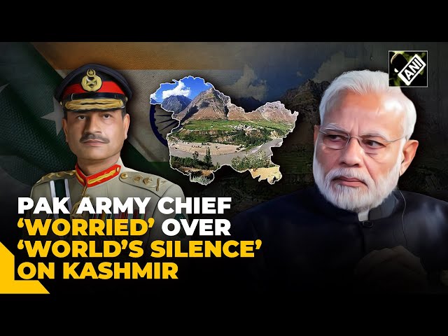 ‘Silence of world over Kashmir’ rattles Pakistan Army Chief, Gen Asim Munir calls it ‘deafening’