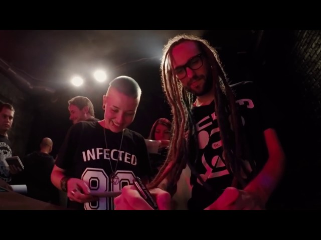 Infected Rain - Tour Life (86 Fall Tour documentary) 2017 Part 1/4
