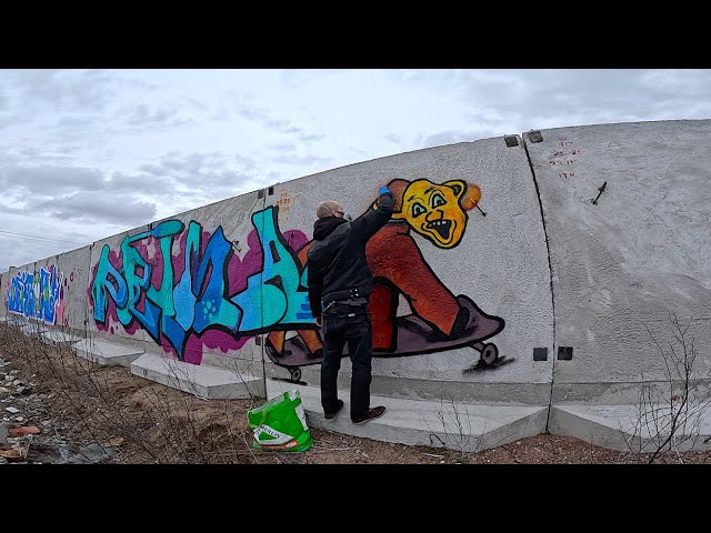 Graffiti patrol pART121 Three colored pieces