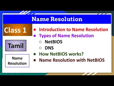 DNS Name Resolution in depth | Huzefa | Tamil