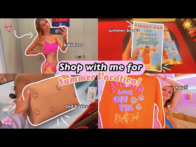 Shop with me for Summer Vacation 2022!!🤪🥥🌴🌺🛍 (BIKINI TRY ON + HUGE HAUL!😎)