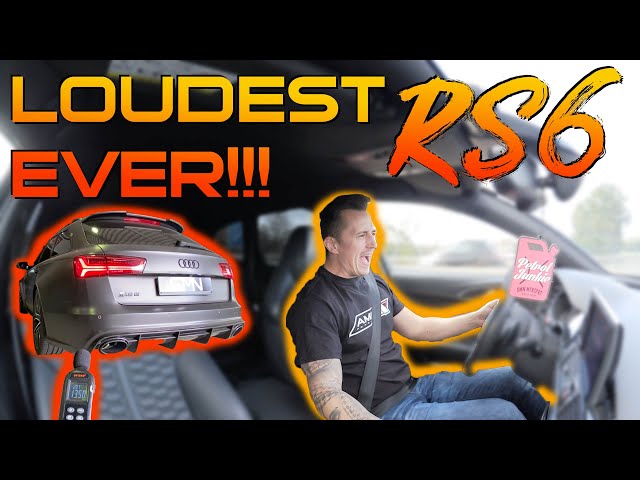 Audi RS6 C7 mit IPE Abgasanlage!!! Weltuntergang