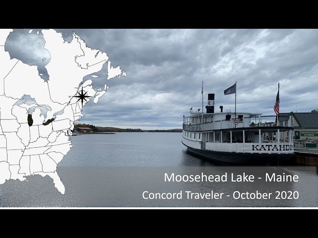 Moosehead Lake, Maine in mid October
