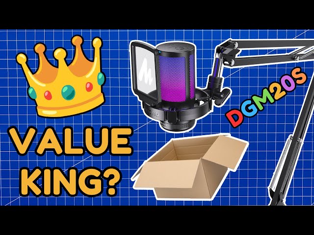 Best VALUE Mic? 🎙👑 MAONO DGM20S Microphone Unboxing 📦
