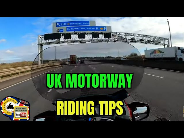 How to ride on a Motorway in the UK 2023 :  (Timestamps in  description)