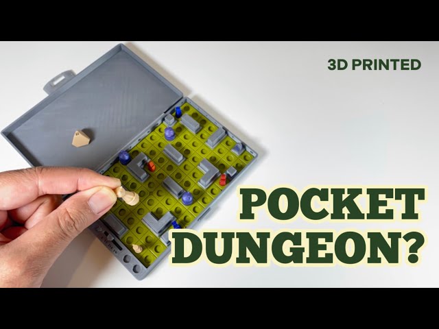 Pocket Dungeon: 3D-Printed Dungeon Crawler Board Game