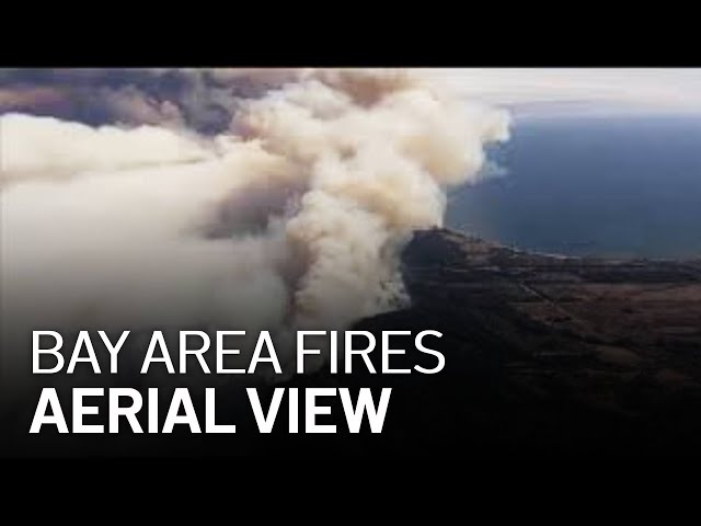 LIVE: Aerial Coverage of Bay Area Wildfires [8/19]
