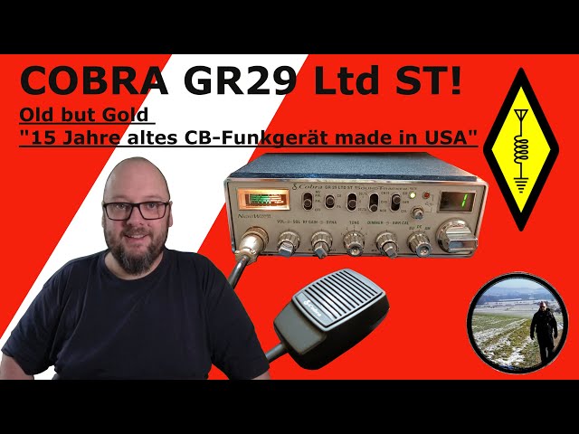 COBRA GR 29 Ltd ST CB-Funkgerät "Made in USA" #oldbutgold #cbfunk #amateurfunk #kurzwelle