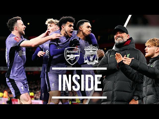Incredible Away End Scenes As The Reds Seal FA Cup Win In London! | Arsenal 0-2 Liverpool | Inside