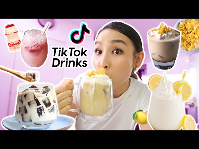Testing Viral TikTok Drink Recipes *so yummy* 🤤 | Part 10