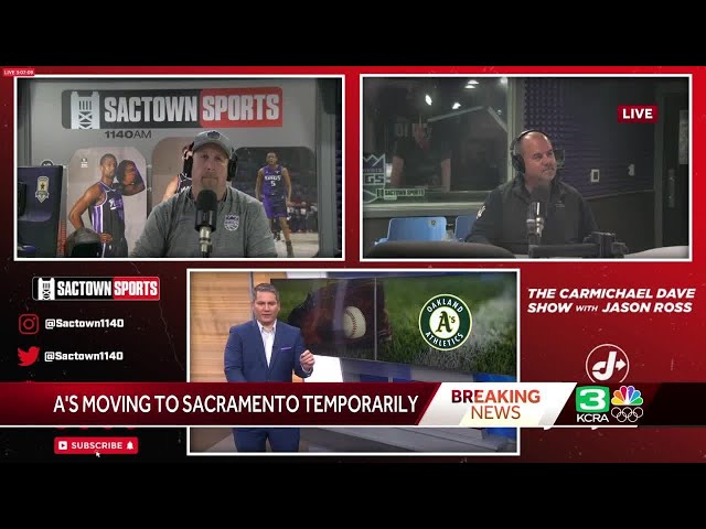 Sactown Sports' Carmichael Dave and Jason Ross react to Sacramento A's announcement