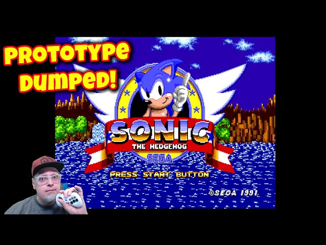 Sonic The Hedgehog PROTOTYPE DUMPED For The Sega Genesis! Let's check It Out!