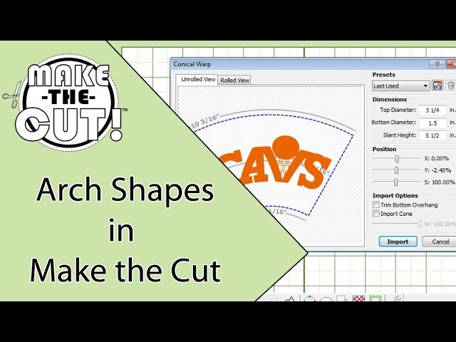 Arch Shapes in Make the Cut