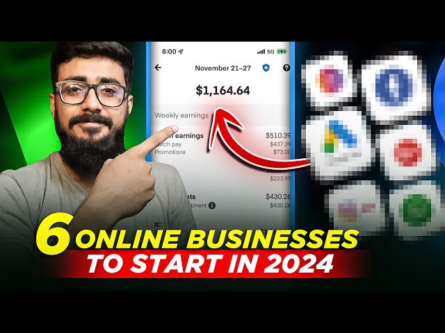Best Online Businesses To Start in 2024 | Online Business Ideas