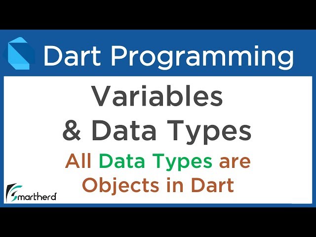 Dart Data Types and Variables. Dart Tutorial for Flutter #3.1