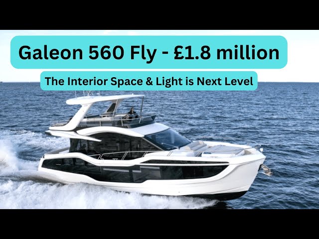 Boat Tour - Galeon 560 - £1.88 Million + VAT - Spectacular Hull Glazing