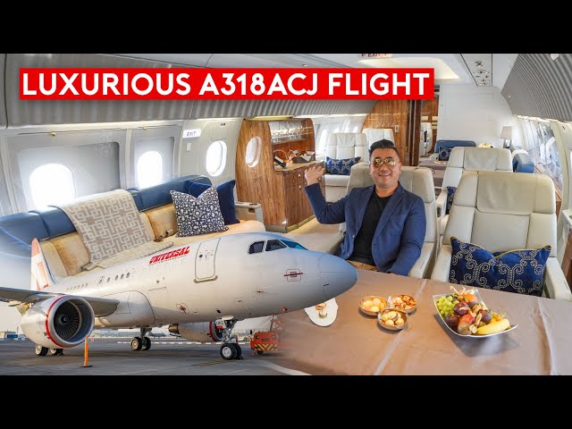 What’s It Like to Fly Private? Flying Airbus Corporate Jet ACJ318