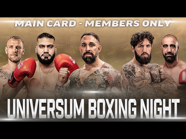 🔴 LIVE: Universum Boxing Night #8 (Main Card)