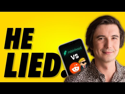 Robinhood's CEO was lying throughout gamestop stock frenzy