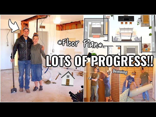 RENOVATION HOUSE TRANSFORMATION!! FINAL DEMO DAY | HOUSE TO HOME Little Brick House Episode 2