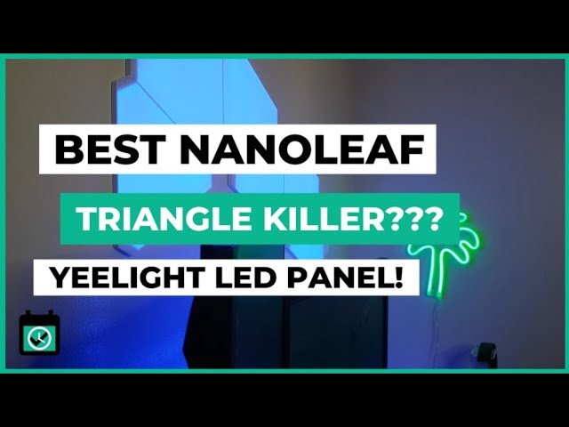 Best Nanoleaf Triangle Killer? Yeelight LED Light Panel - Unboxing and Setup