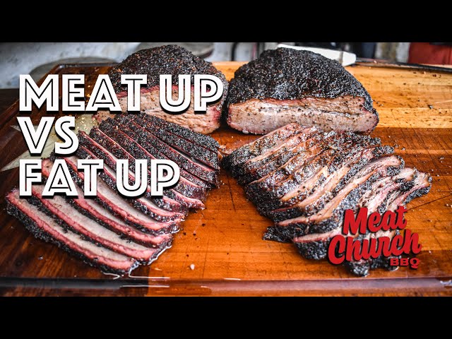 Smoking Brisket Meat Side Up vs. Fat Side Up - Brisket Series part 2 of 3