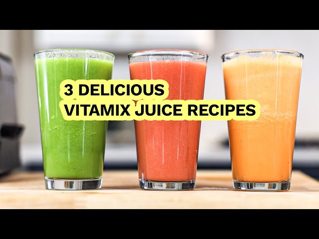 3 Incredibly Unique Vitamix Juice Recipes!