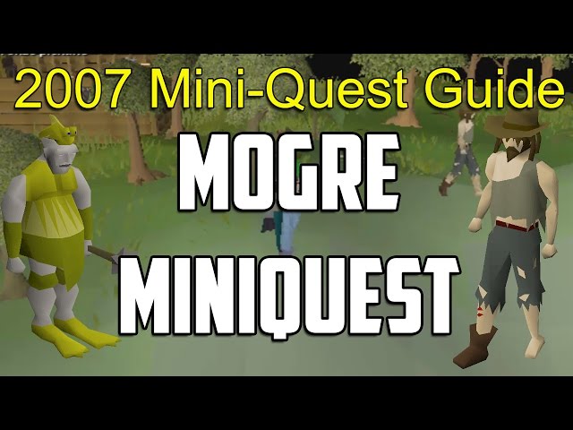Runescape 2007 Skippy and the Mogres Mini-Quest Guide