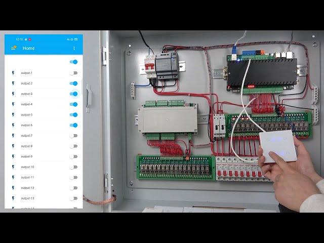 【home automation training -10】install wall switch panel and double click mode
