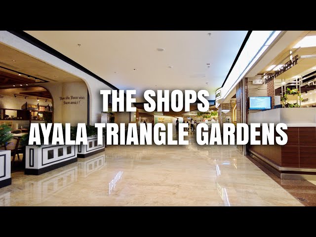 [4K] The Shops Ayala Triangle Gardens is now open! | Makati Philippines