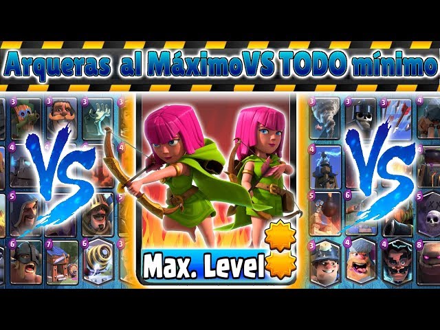 Max level Archer ⭐⭐ VS All Cards | Clash Royale