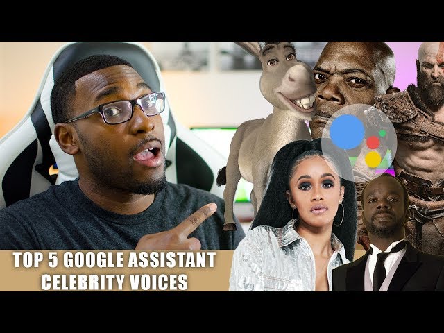 Top 5 Google Assistant Celebrity Voices For Google Home Speaker!
