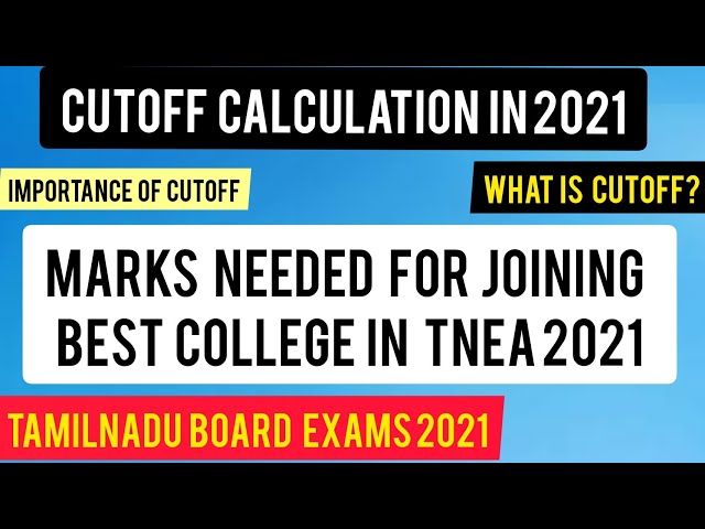 Cutoff Calculation in 2021|New Methods|Engineering/Medical/Others|DINESHPRABHU
