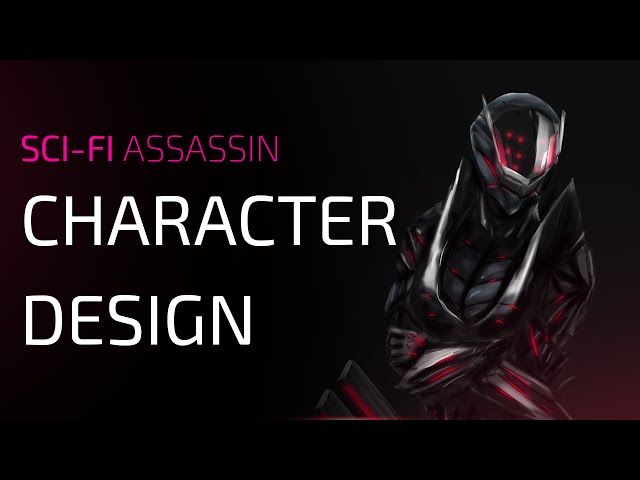 Sc-fi Assassin Character Design [3/5] Speedpainting