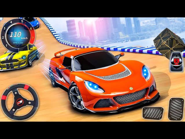 Extreme Mega Ramp Car Stunt Driving - Impossible Sport Car Racing 3D Simulator - Android GamePlay #3