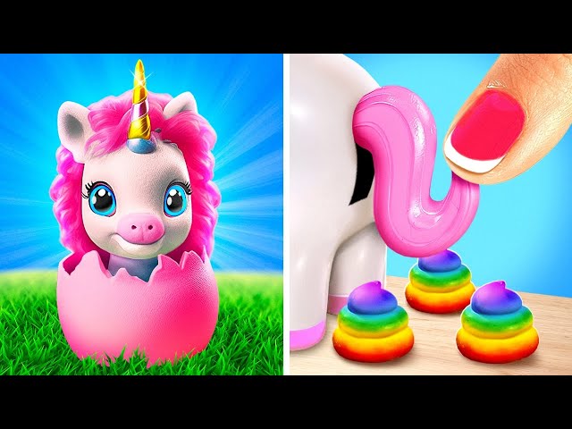 I woke up in Rainbow Candy land! *My Friend is Unicorn*