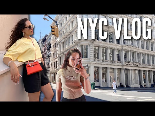 *TIFFANY LOCK & DIESEL TRY ON* NYC Vlog ft. getting my 100K plaque
