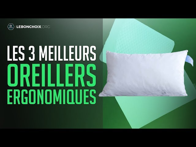 🔴 TOP 3 : MEILLEUR OREILLER ERGONOMIQUE 2023❓( COMPARATIF & TEST )