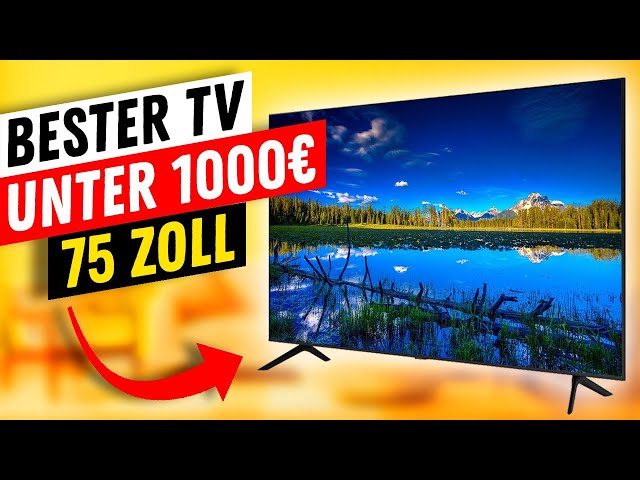 Bester 75 Zoll Fernseher Unter 1000€!? - Hisense 75E6KT vs Samsung Crystal UHD CU7179