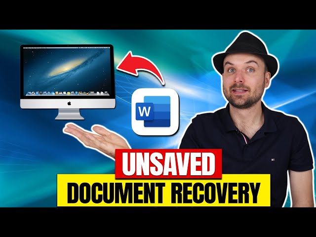 Recover unsaved Word Documents on Mac!