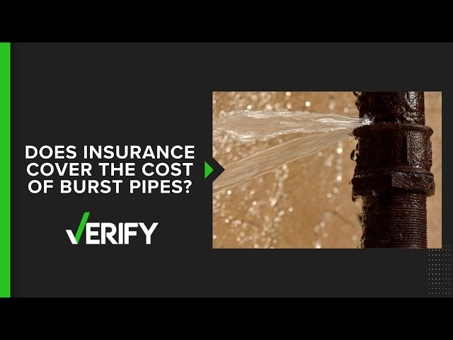 Yes, homeowners insurance should cover damage from a burst pipe