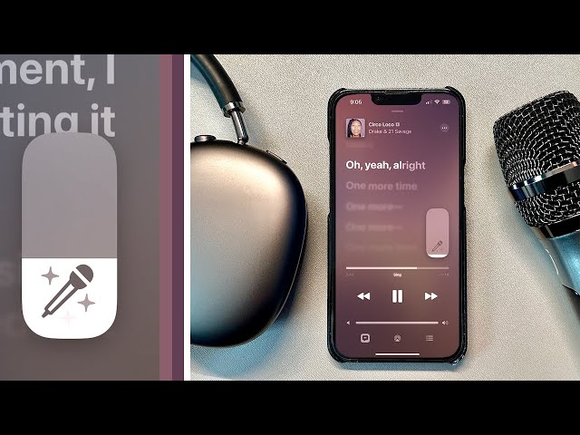 Apple Music Sing/Karaoke Mode Hands on iOS 16.2!