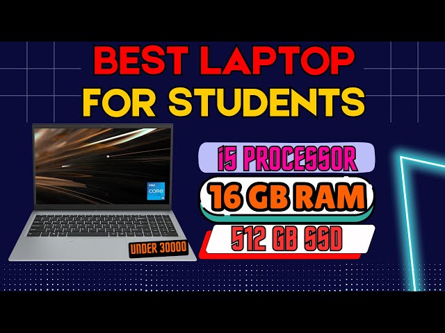 Best Student Laptop In 2024 | Top Laptop For School | Hindi