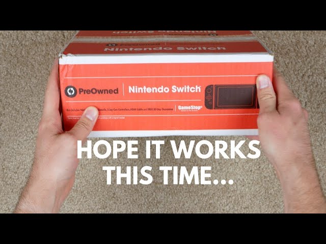 I Bought a USED Nintendo Switch from GameStop!! (It was so expensive...)