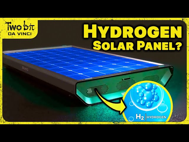 Breakthrough Solar Panel Makes Hydrogen At Home!