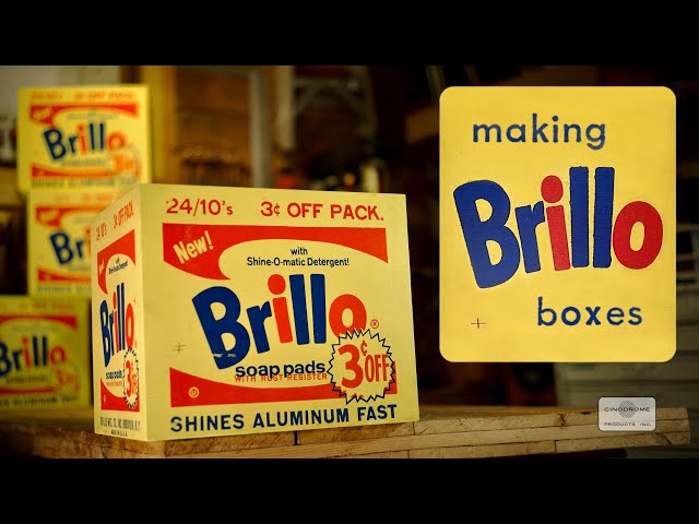 Making Andy Warhol Brillo Boxes