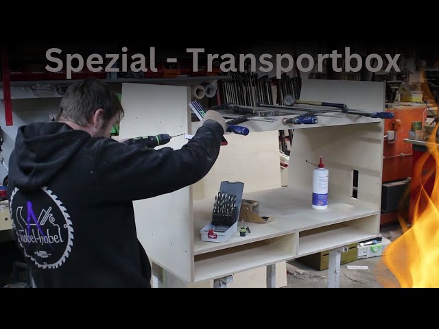 Schubladen für XXL Transportbox bauen